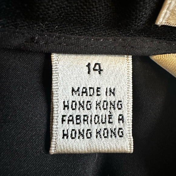 Talbots Stretch Womens Wool Dress Pants Black Size 14 - Picture 3 of 11